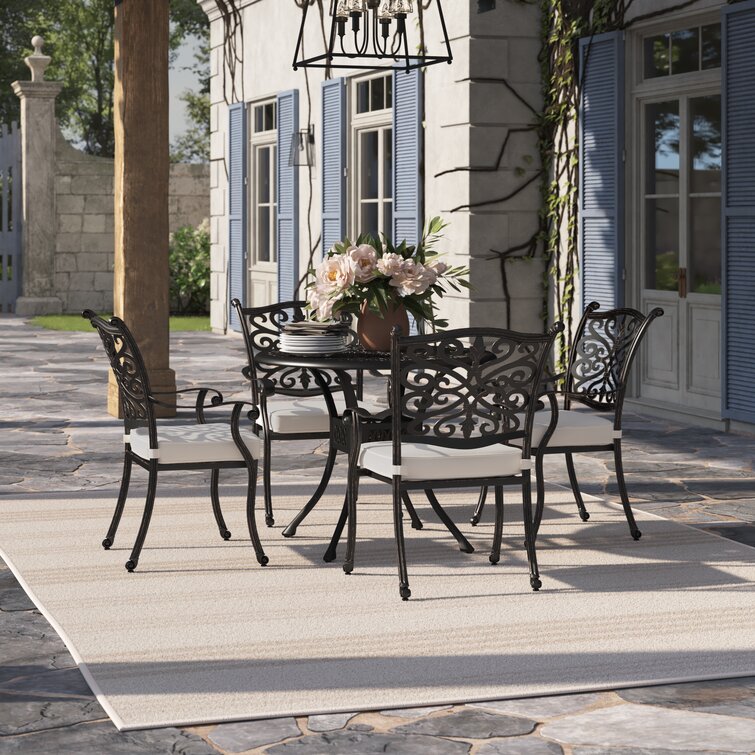 36 inch round patio best sale table set